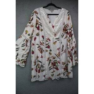 Wonderly Women's Floral Tunic Top-Size 3X-Velvet